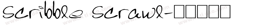 Scribble Scrawl字体转换